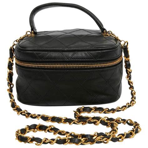 chanel vintage vanity box bag|chanel vintage bag price.